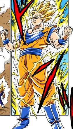 Goku in Super Saiyan 2